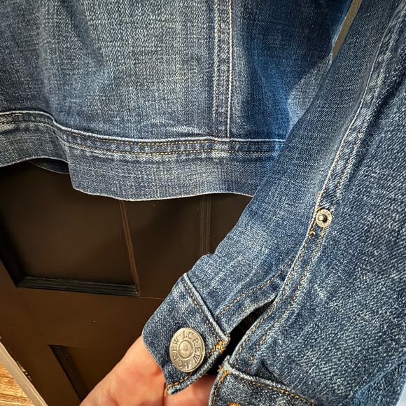 J. Crew Blue Denim Jean Jacket size S, EUC - Picture 9 of 9